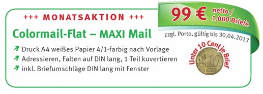 Colormail-Flat- MAXI Mail